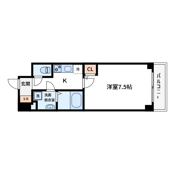 Alivis一之江 間取り
