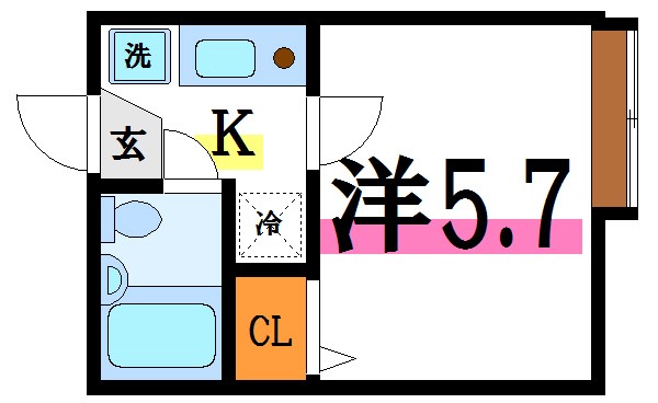 サンアベニューⅡＡ  間取り