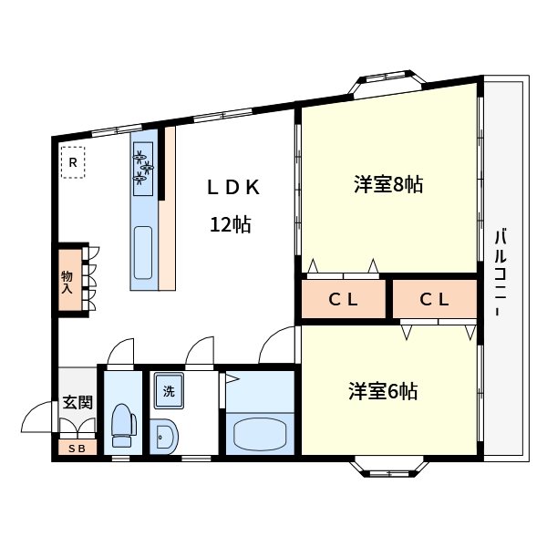 タネダハイツ 間取り