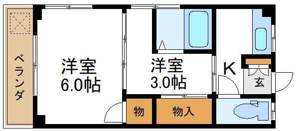 橋本コーポ 間取り