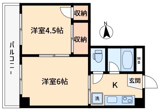 Ｔ・Ｋ墨田コーポ 間取り