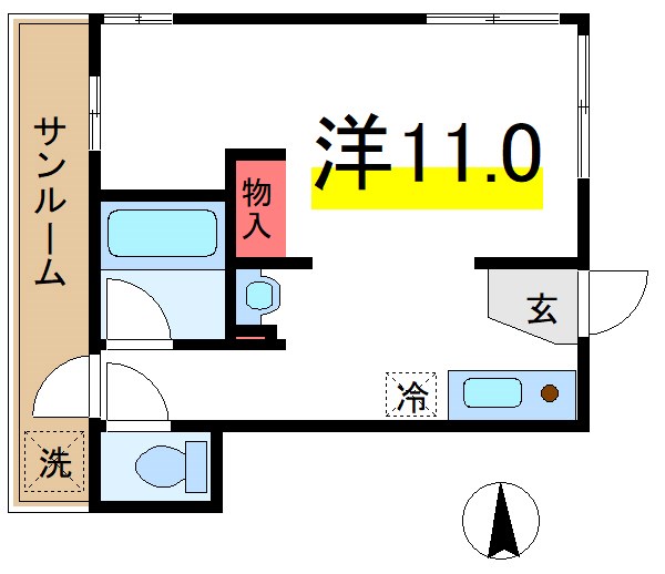 ベルビューカシェット 間取り