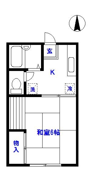 宮内サンハイツ西新井B棟 間取り