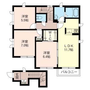 フレッシュハイツⅡ 間取り