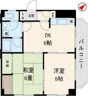 ベアーマンション  307号室 間取り