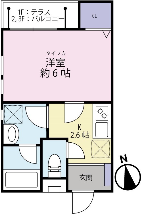グランシャレー堀切菖蒲園Ⅰ 間取り