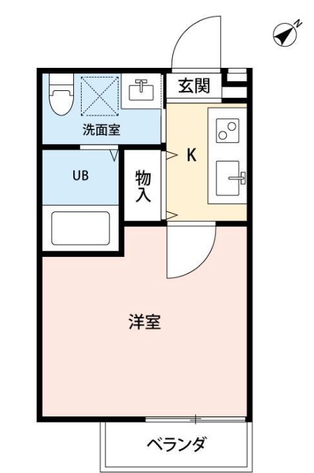 アットリラ行徳 102号室 間取り