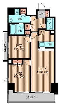 日本橋ファーストレジデンス 間取り