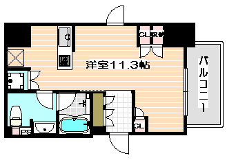 パークアクシス日本橋本町 間取り