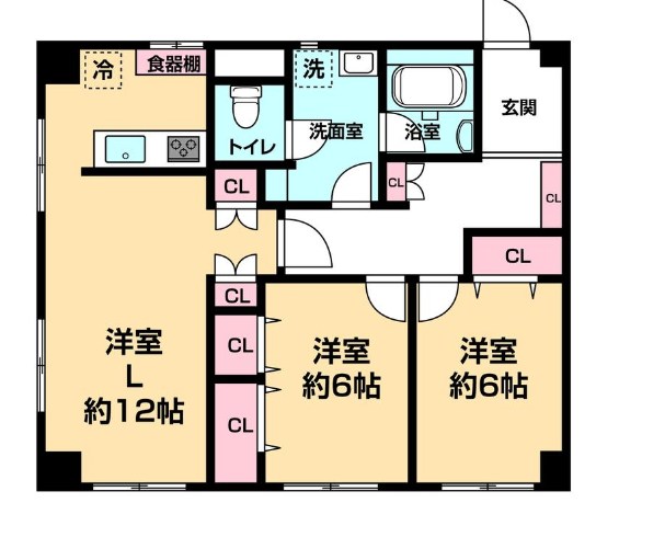 アリビオお花茶屋Ⅱ 間取り