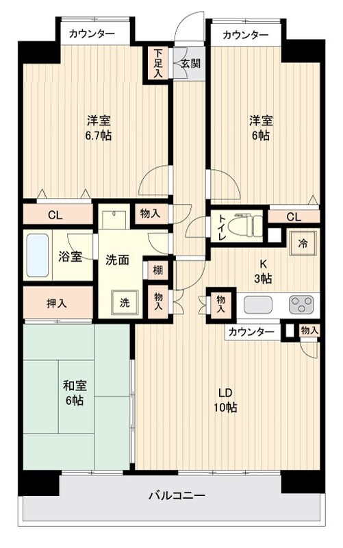 CITY　SPIRE西葛西 間取り