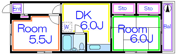 勝木コーポ 間取り