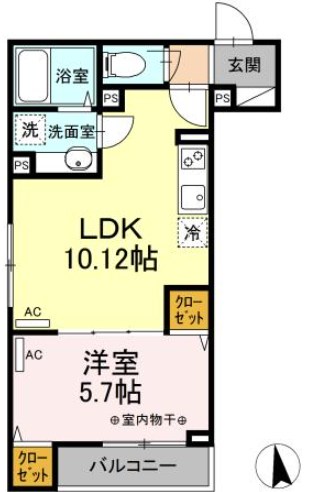 ラリュール清川C 間取り