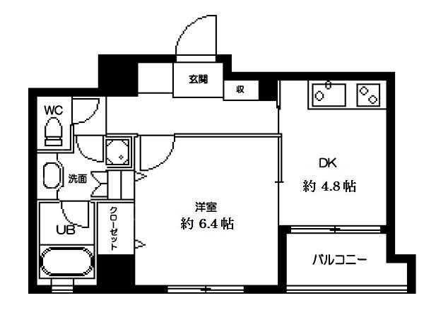 ラクラス田原町   間取り図