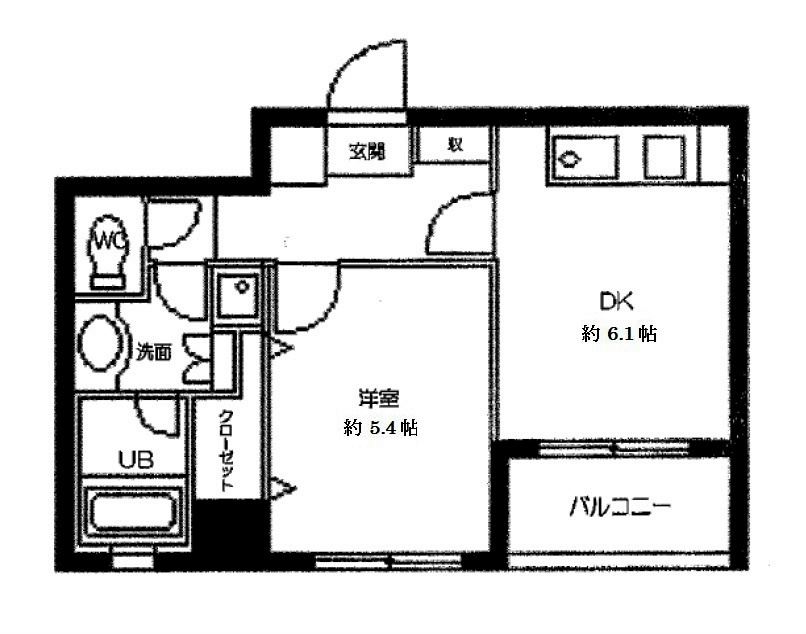ラクラス田原町   間取り