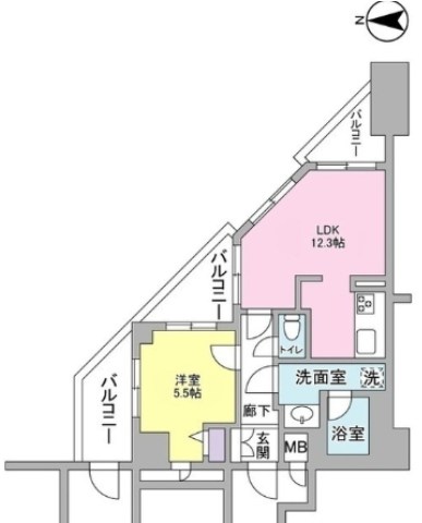ラフィーネデュオ 間取り