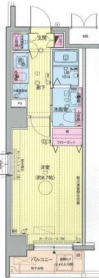 グランフォース東陽町  間取り