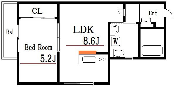 ラシーネ平井 間取り