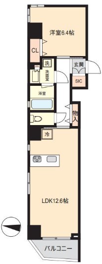 綾瀬プラチナビル   間取り
