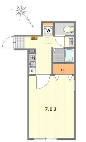 ポモドーロ町屋 間取り
