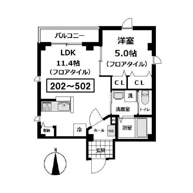 グレイステラス北千住 間取り