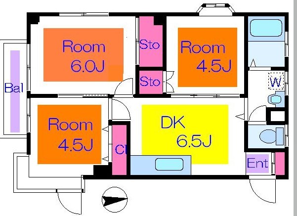 RESIDENCE　AKIYAMA 間取り