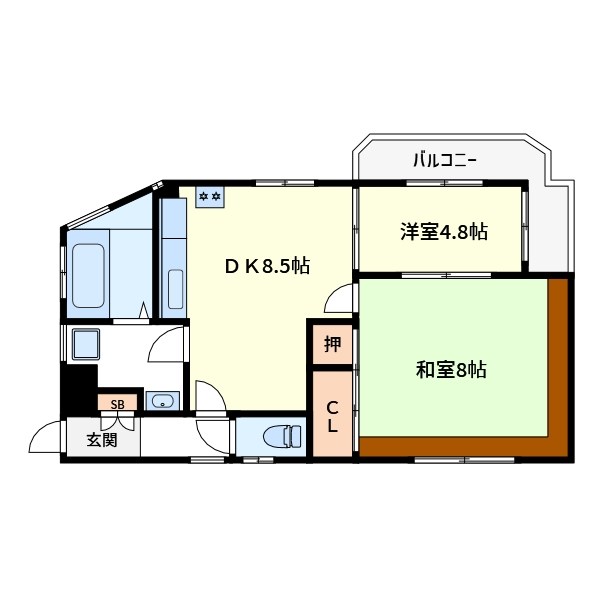 ハイム石橋 間取り