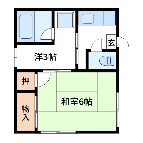 弥生荘 間取り