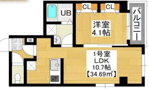 Ｍａｉｓｏｎ　ｄｅ　Ｍ 間取り