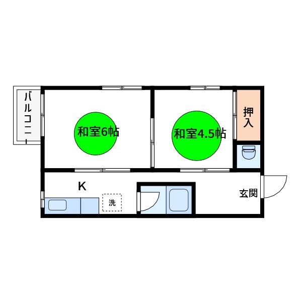 第一増田荘 間取り