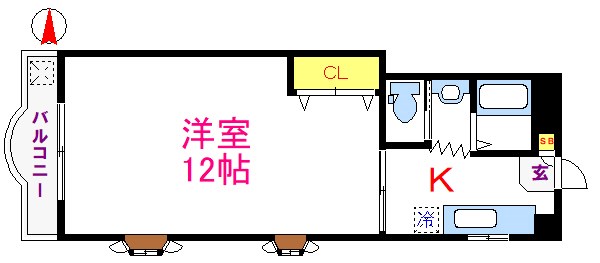 アテナビル    間取り