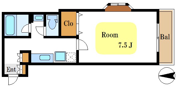 ソレアード北砂 間取り