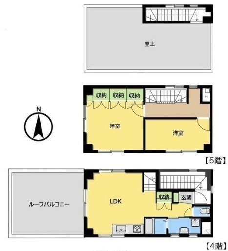 モダンピース住吉  間取り