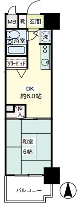 NICEアーバン東陽町  間取り