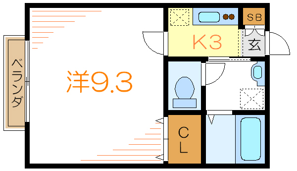 クレドールⅣ   間取り