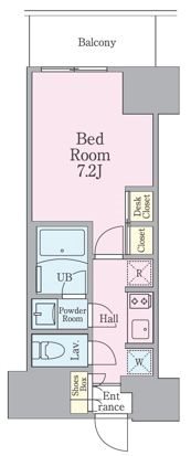 リビオメゾン南砂町 915号室 間取り
