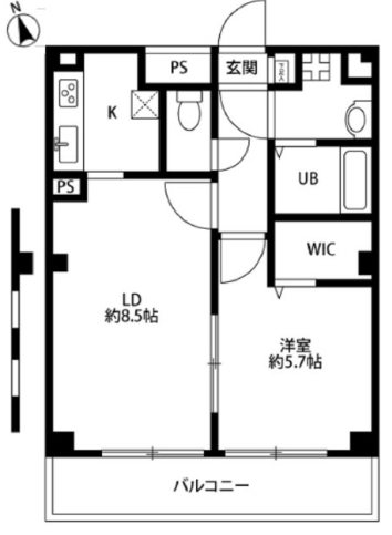 KS亀有 間取り