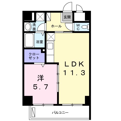 プレッソ　カンパニュール  間取り
