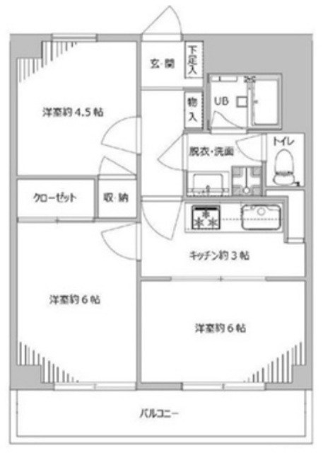 藤和梅島コープ 間取り