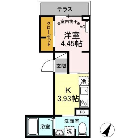 アナシエ南篠崎町Ⅰ 間取り