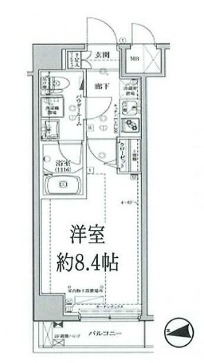 パティーナ住吉Duo   間取り