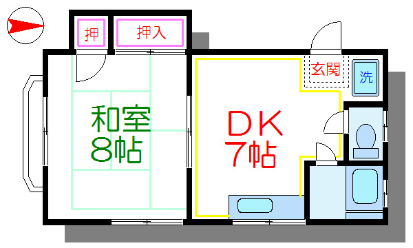 第2佑泉ハイツ  間取り