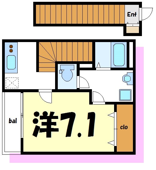 リブリ・kitakasai 間取り