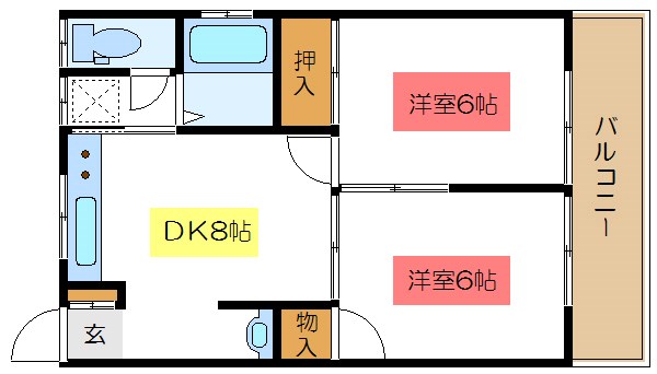 MYハイムA 間取り