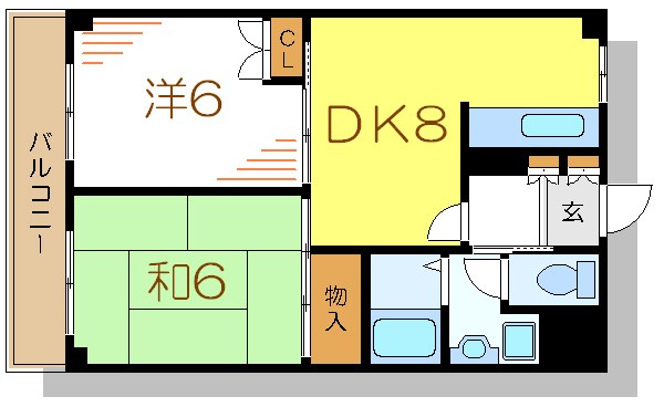 マンションヤマキ 間取り