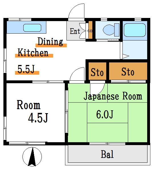 コーポ宮原 間取り