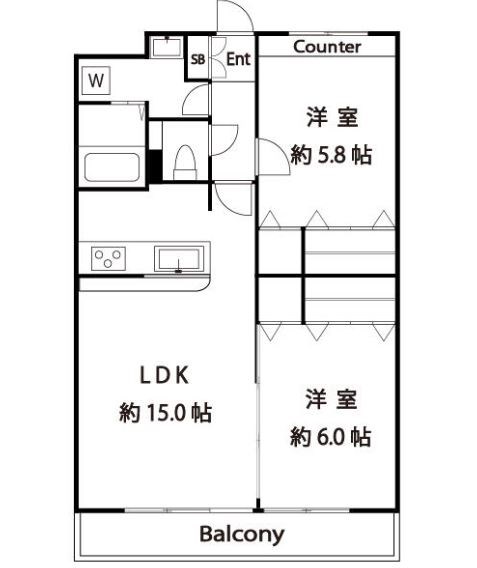 TRINITY  間取り