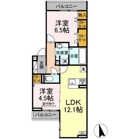 トレフル西新井 間取り