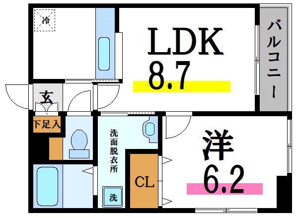 ＭＯＲＡＤＡ（モラダ）   間取り