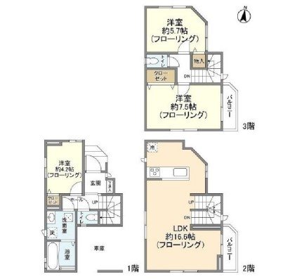 Kolet梅島＃04  間取り
